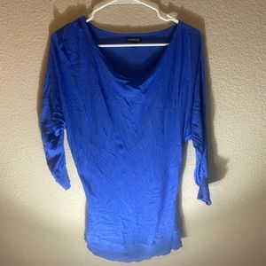 Express Cobalt Blue Dolman, size XS
